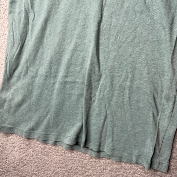 Volcom T Shirt Womens Medium Green Scoop Neck Short Sleeve - Picture 11 of 11